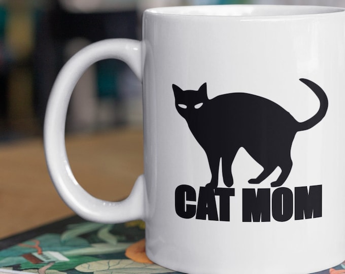Funny Cat Owner Mug, Cat Lover Mug, Funny Cat Mug, Cute Cat Gift, Cat Mom Mug, Cat Lover Gift