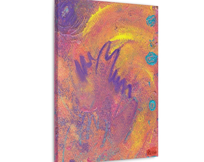 Abstract Art Print, Contemporary Home Office Decor, Colorful Wall Art, Teacher Classroom Decor