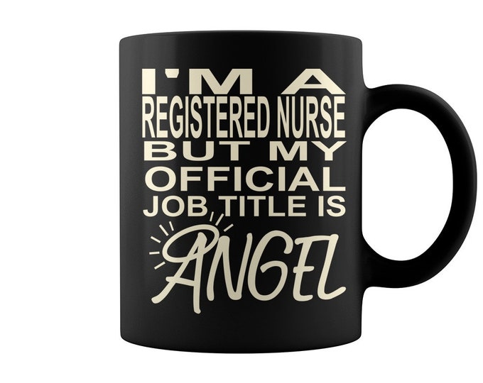 Funny Nurse Gift - RN Nurse Gift - Angel Nurse Joke - Nursing Gift - Nurse Graduation