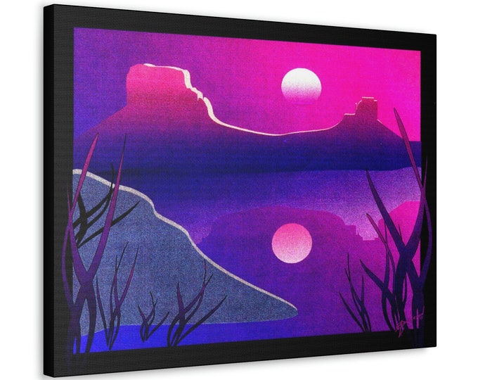 Nature Scenery Wall Art, Desert Scene Outdoor Landscape Print, Bedroom Wall Art, Guest Room Wall Art