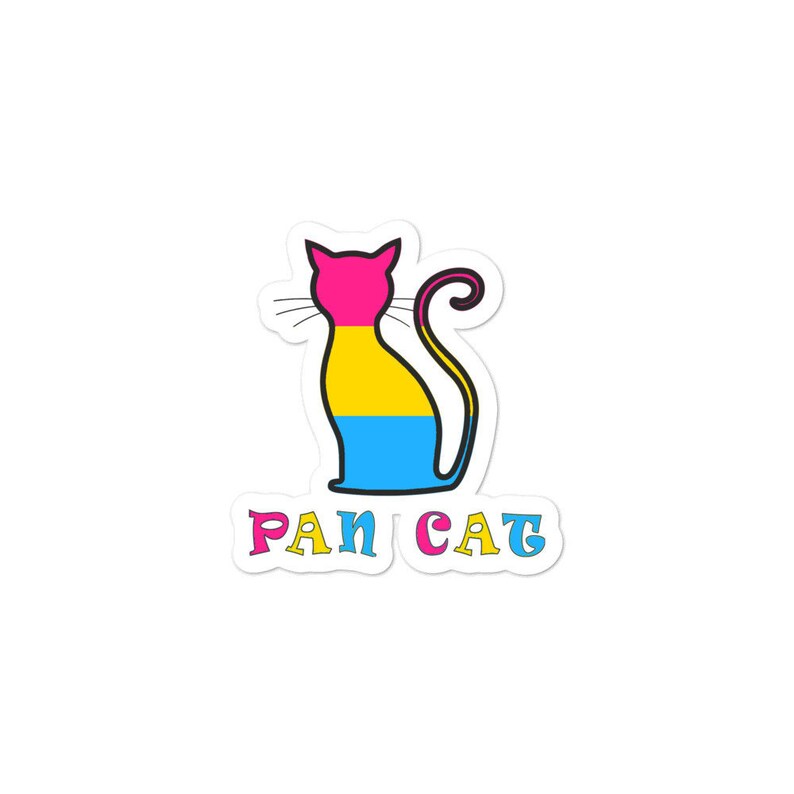 Gay Pride Sticker Gay Cat Lover Lgbt Stickers Pansexual Pride Sticker