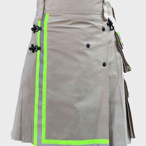Firefighter Utility Kilt with Stripes Back