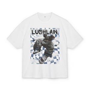 T-shirt unisex con grafica, stile streetwear Gen Z di Lushlaw, t-shirt unisex, maglietta in cotone, top grafico alla moda, t-shirt streetwear alla moda