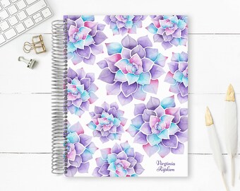 homework planner Teacher Planner | Student Planner | 2022 | Lesson Plan | 5 Days Per Week | Homework Planner | Personalized Academic Planner | Succulents