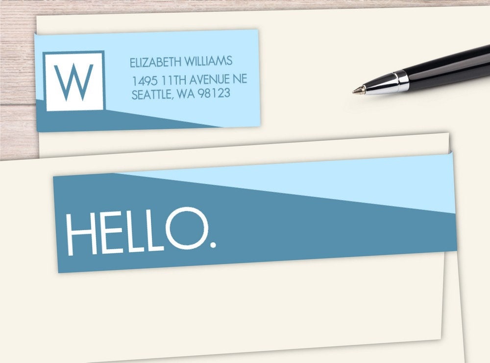 Wrap around mailing labels template wedding