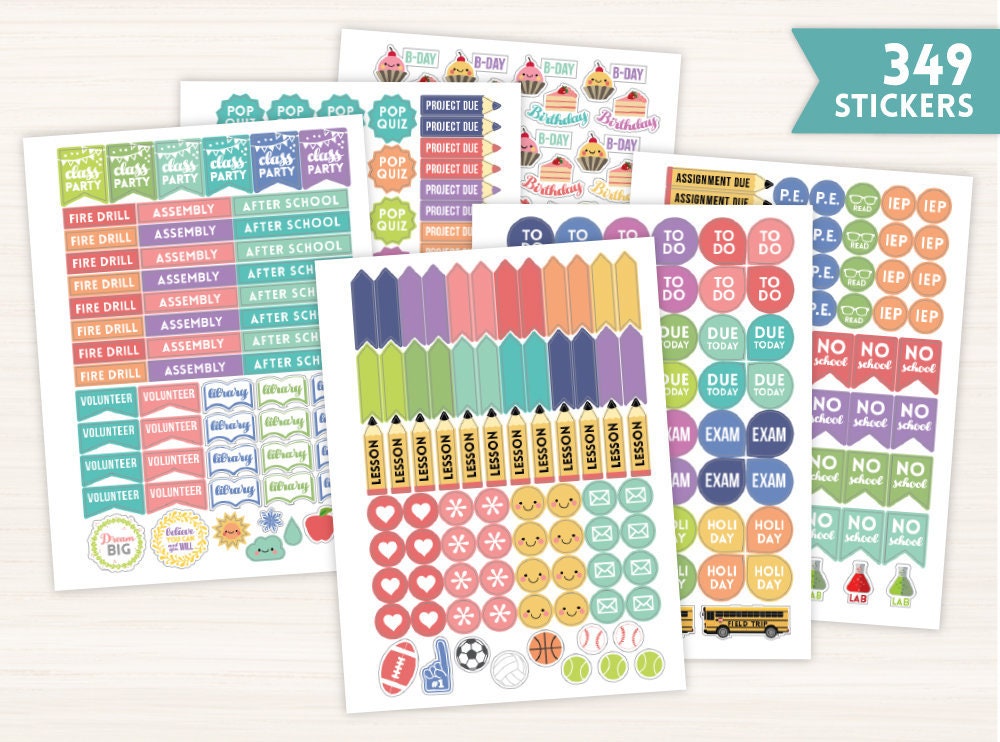 Paper, Party &amp; Kids Hobonichi Cousin Sticker Kit Planner Stickers ...