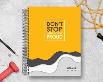 Custom Fitness Planner | Exercise Tracker | Workout Organizer | Weekly Planner | Gym Helper | Activity Counter | Meal Planning | Don't Stop