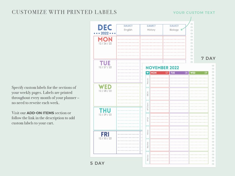 Most Popular Teacher Planner Teacher Weekly Planner Best Etsy