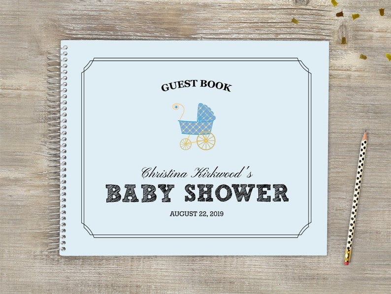 Baby Shower Guestbook Baby Guestbook Baby Shower Custom Etsy Baby Shower Guestbook Baby Guestbook Baby Shower Custom Etsy