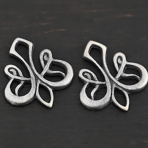 Tillie - Sterling Silver Filigree Earring Finding