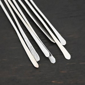 Sterling Silver 20 gauge Paddle Headpin
