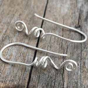 Sterling Silver Handmade Artisan Ear Wire