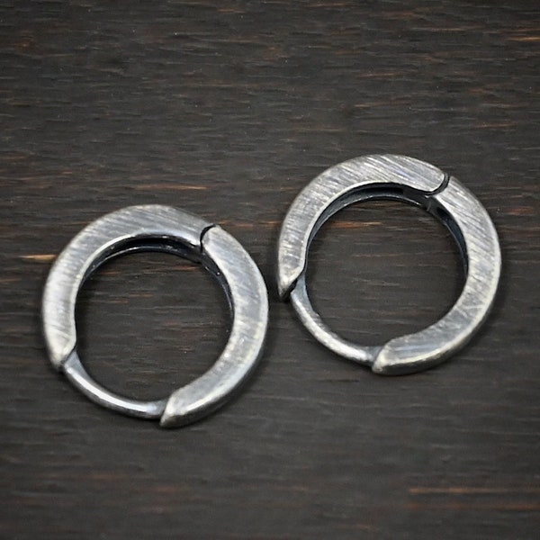 Sterling Silver Huggie Hoop Earring