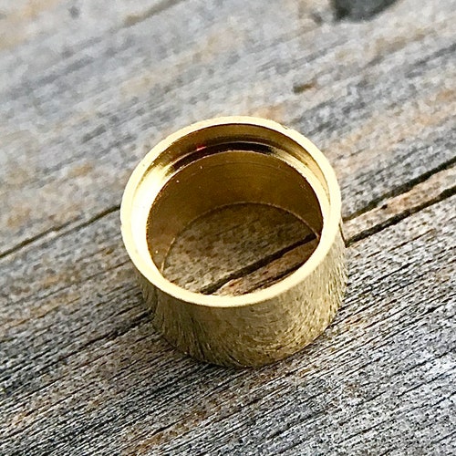 14K Gold Tube Settings Several Sizes 14K Gold Jewelry Finding Etsy