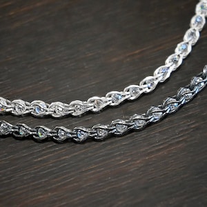 Sterling Silver &quot;Scarlett&quot; CZ Sparkle Chain - By The Foot