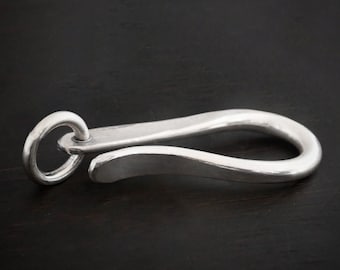 Sterling Silver Heavy Hook Clasp