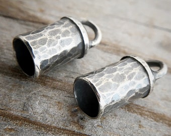 Sterling Silver End Caps 5mm or 6mm