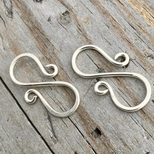 Sterling Silver S Hook Clasp