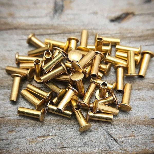 Brass Rivets Etsy