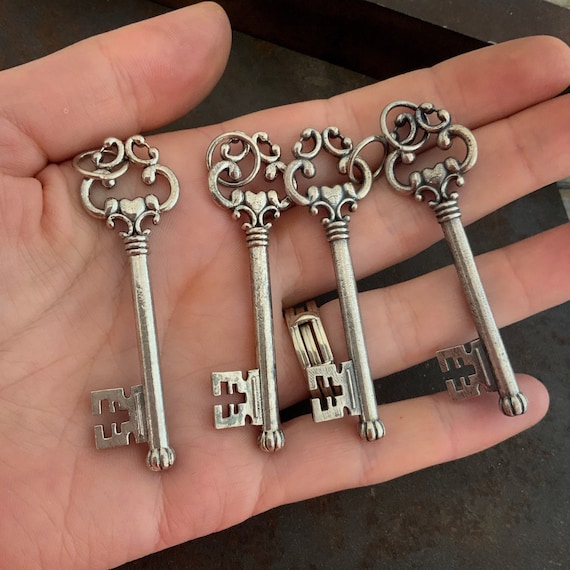 Solid Sterling Silver Keys