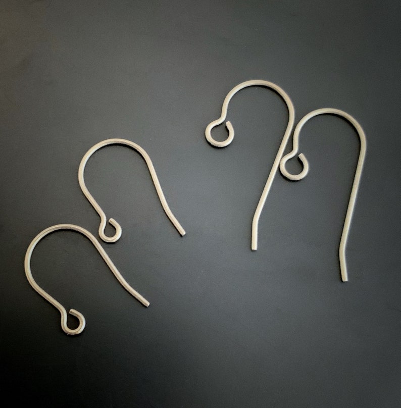 Titanium French Hook Ear Wires Etsy UK