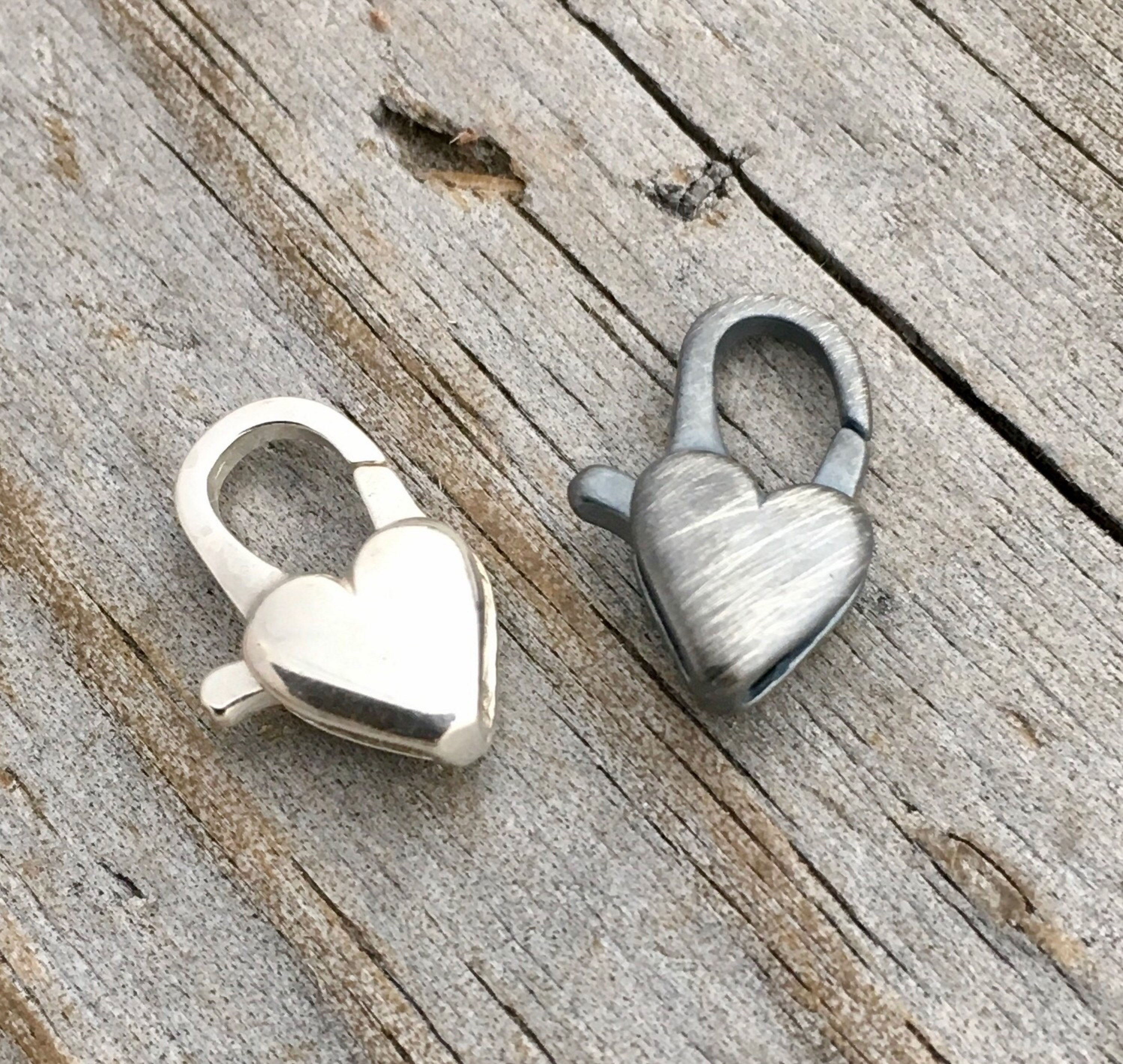 Heart Shaped Lobster Claw Clasps Etsy Australia