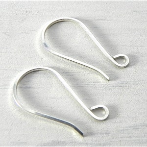Sterling Silver Ear Wires Different Shapes image 1