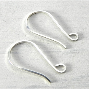 Sterling Silver Ear Wires Different Shapes image 1