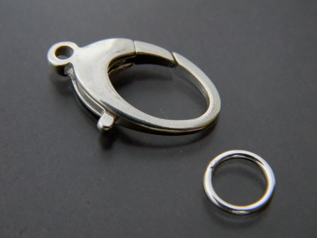 Sterling Silver Lobster Claw Clasp & Jump Ring Etsy