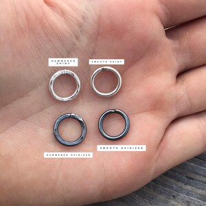 Sterling Silver 14G Soldered Jump Rings image 2