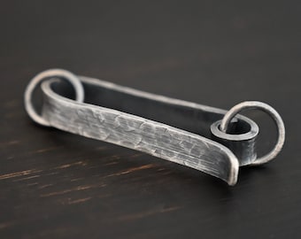 Hudson - Sterling Silver S-spänne 3,25 cm 3 mm brett 1 mm tjockt