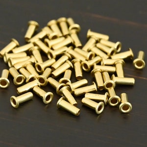 Brass Eyelets 3/32 x 7/32