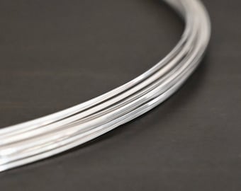 Sterling Silver 20 Gauge to 24 Gauge Square Wire