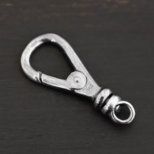 Sage - Sterling Silver Lobster Claw Swivel Push Clasp