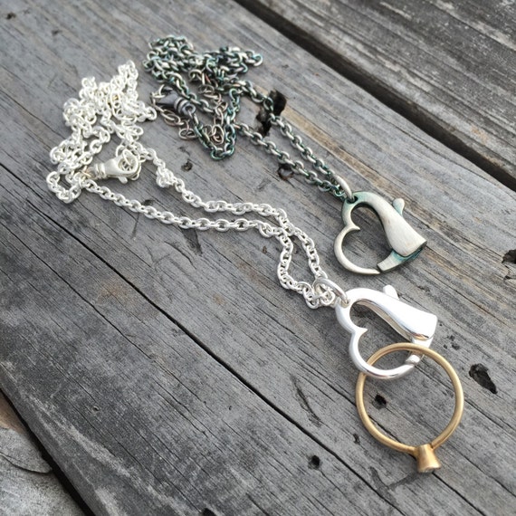 Tiffany ring outlet holder necklace