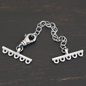 Myles - Sterling Silver Multistrand Clasp