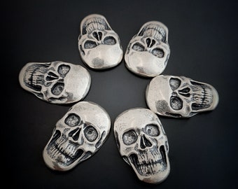 Sterling Silver Skull Cabochon