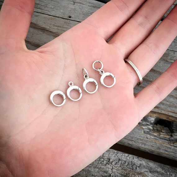 Hinged ring clasp sale