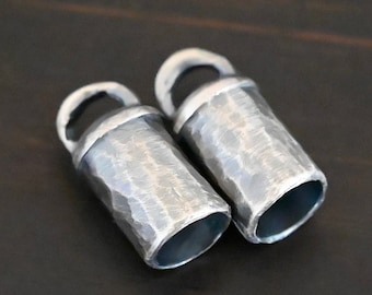 Sterling Silver End Caps 5mm or 6mm