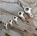 Sterling Silver Swivel Clasp - Multiple Sizes 