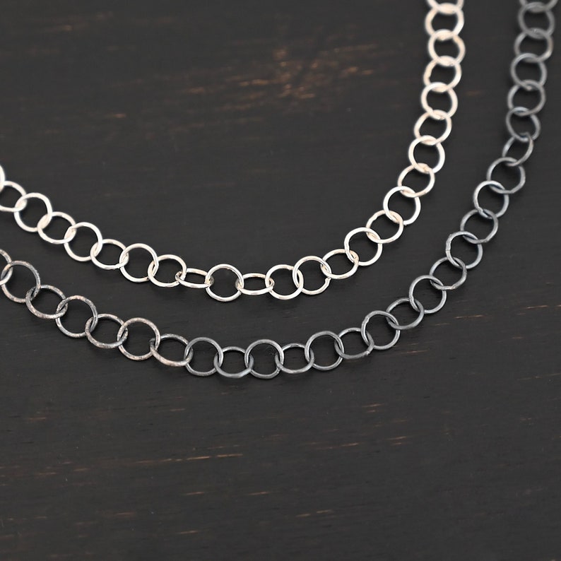 Sterling Silver Round Extension Etsy