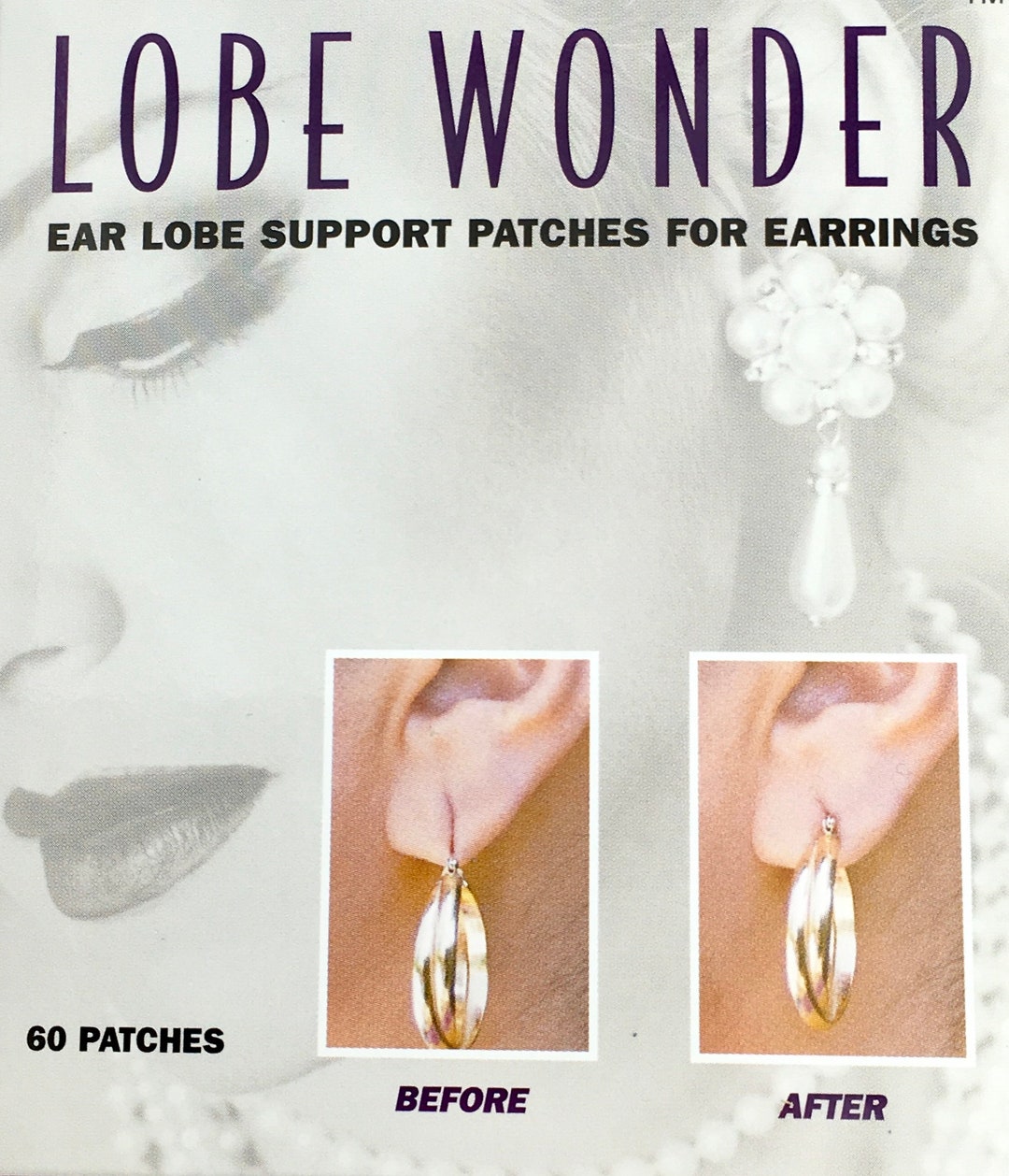 Earlobe Protectors, Ear Patches, Large Earring Support Stickers