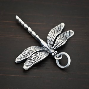 Sterling Silver Dragonfly Charm
