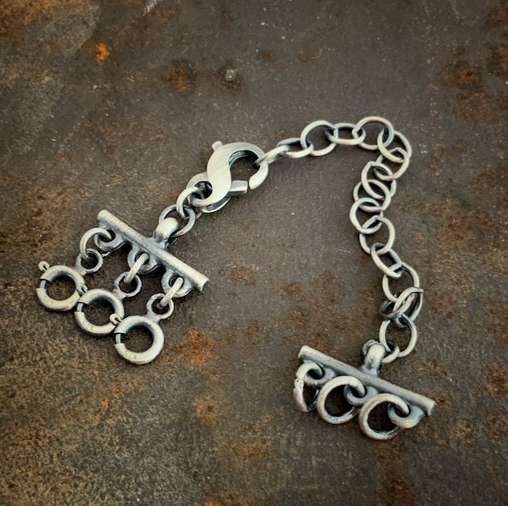 Sterling Silver Multi Necklace Clasp 