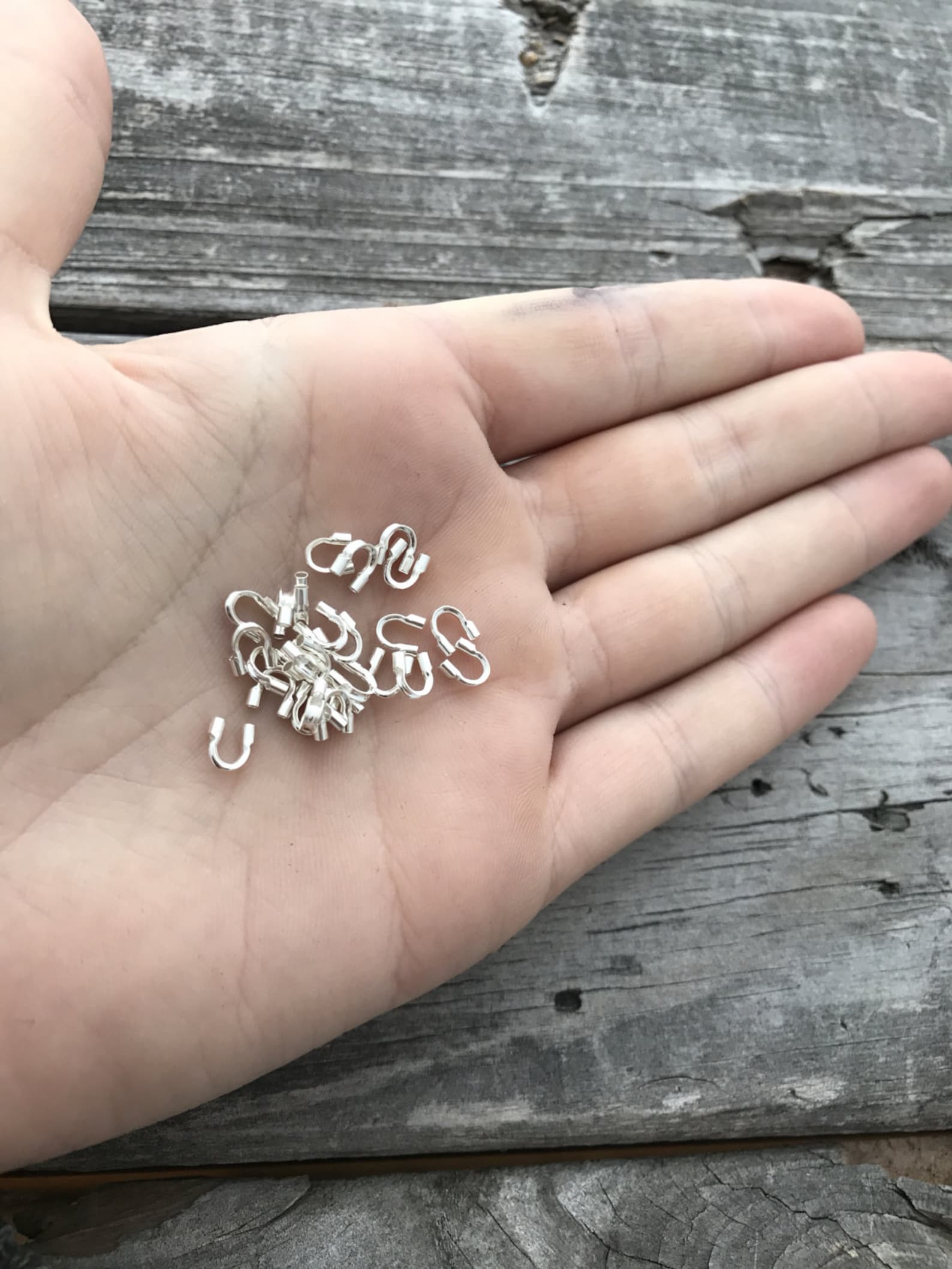 Sterling Silver Wire Guards Three Sizes Jewlery Findings Etsy