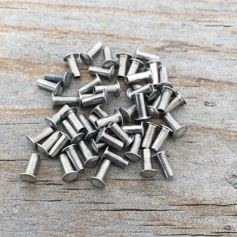 Solid Head Aluminum Rivet 50pcs 1/16 Sizes Jewelry Findings Etsy