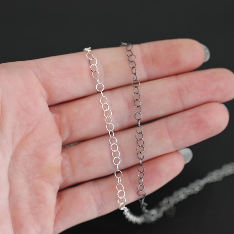 Sterling Silver Round Extension Etsy