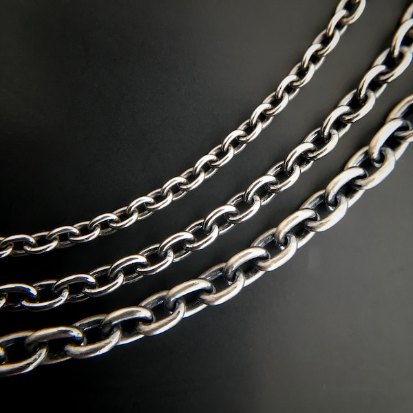 Sterling Silver Chain Sold By The Foot