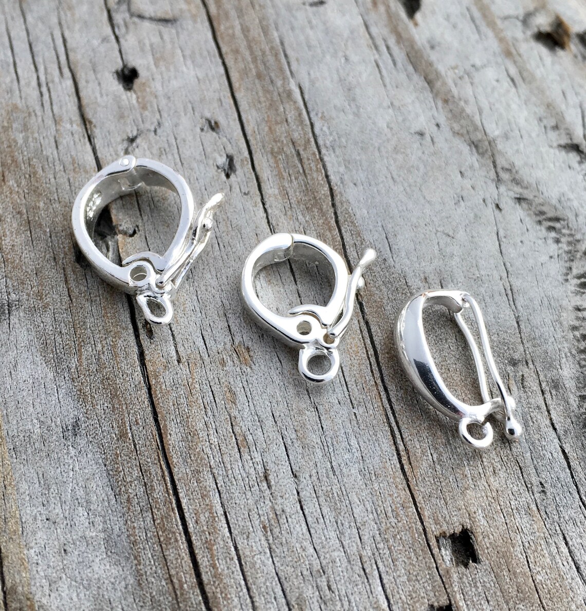 Sterling Silver Hinged Bail Jewelry Supplies Jewelry Findings Etsy