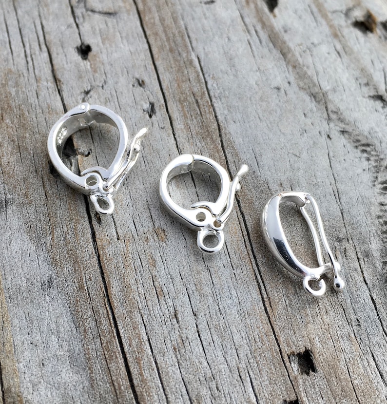 Sterling Silver Hinged Bail Jewelry Supplies Jewelry